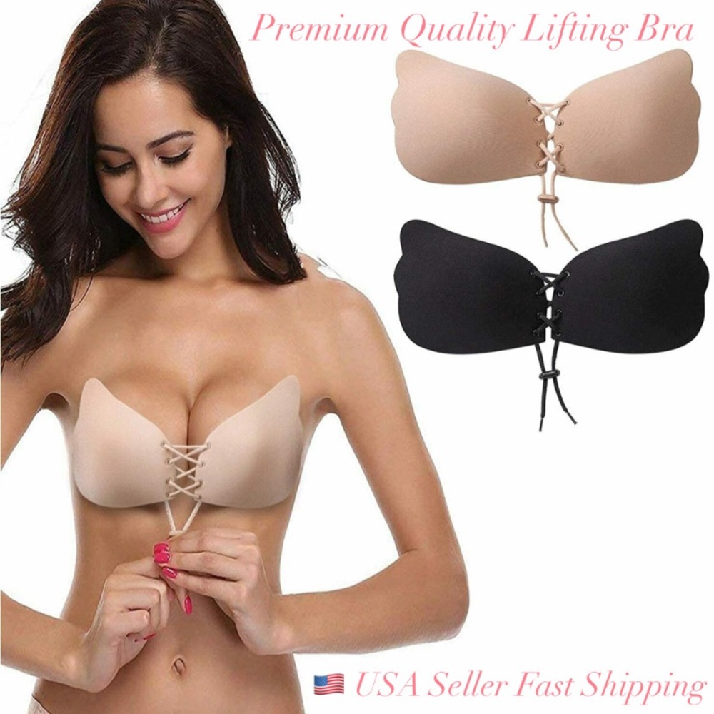 Silicone Push-up Backless Strapless Adhesive Bra